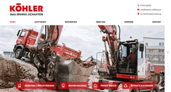 Desktop Screenshot of koehler-wildberg.de