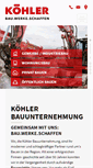 Mobile Screenshot of koehler-wildberg.de